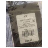 4X Lavender Cable Knit Cardigan Sweater with Button Front