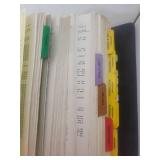 Aviation Training Manual Binder with Indexed Sections