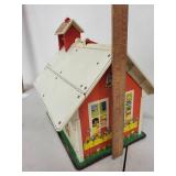Vintage Fisher-Price Play Family School House Toy