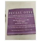 Vintage Frankfort Distillery Amber Bottle and Silver-Plated Coasters Set