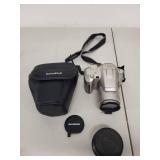 Olympus 35mm Film Camera with 28-140mm Lens, Lens Accessories, and Case