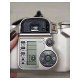 Olympus 35mm Film Camera with 28-140mm Lens, Lens Accessories, and Case