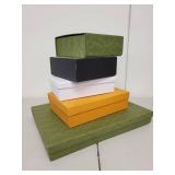 Set of 5 Designer Luxury Boxes - Gucci, Louis Vuitton, Balmain