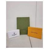 Set of 5 Designer Luxury Boxes - Gucci, Louis Vuitton, Balmain
