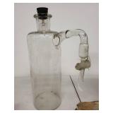 Assorted Vintage Laboratory Glassware and Anheuser-Busch Collectibles