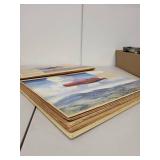 Vintage Aviation Art Portfolio with Illustrated Aircraft Prints