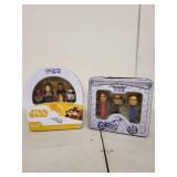 Lot of 2 Collectible PEZ Dispenser Gift Sets - Star Wars and Orange County Choppers