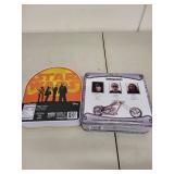 Lot of 2 Collectible PEZ Dispenser Gift Sets - Star Wars and Orange County Choppers