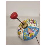 Vintage 1978 Mattel Jack in the Music Box and Old King Cole Tin Spinning Top