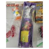 Vintage Toys and Comic Books Collection with Mickey Mouse Game and Tonka Car