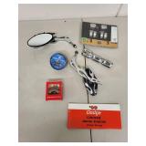 Automotive and Motorcycle Accessory Lot with Coca-Cola Opener and 