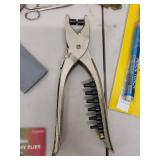 Mixed Lot of Tools, Belden Wires, Vintage Bookmark, and Peanuts Bag