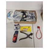Mixed Lot of Electronic Components, Hand Tools, and Accessories