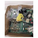 Mixed Lot of Electronic Components, Hand Tools, and Accessories