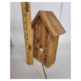 Vintage Miniature Wooden Outhouse Pub West Vista CA 1986