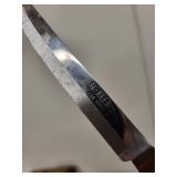 Set of 6 Real-Keen Stainless Steel Steak Knives with Wooden Handles