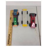 Set of 3 Vintage Pinewood Derby Cars, Pack 155 1992