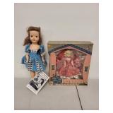 Pair of Vintage Dolls: Heddi Stroller Head Turning Walking Doll and Boxed Lady Alice Doll