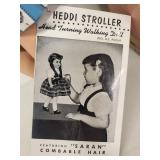 Pair of Vintage Dolls: Heddi Stroller Head Turning Walking Doll and Boxed Lady Alice Doll