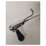 Vintage Chrome Unity Spotlight with Handle and Wiring