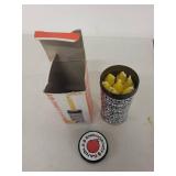 Emergency Candle Kit with Metal Container and Coleman Keychain Lantern