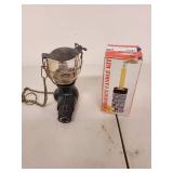 Emergency Candle Kit with Metal Container and Coleman Keychain Lantern