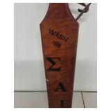 Vintage 1930s Sigma Alpha Epsilon Fraternity Paddle Iowa State University