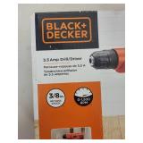 Black+Decker 5.5 Amp Drill/Driver with 3/8 Inch Keyless Chuck