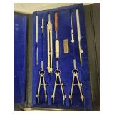 Charvoz Drafting Tool Set, Sequoia TrimCal 4000, and Tasco Caliber Sizing Gauge Set