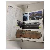Lot of 2 Naval Reference Books: Aircraft Carriers and Warships
