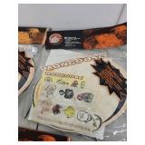 Lot of 3 Mongoose BMX Variety Packs with Stickers, Tattoos, Number Plates, and Valve Caps