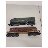 Set of 2 Vintage Pennsylvania Railroad Model Train Locomotives