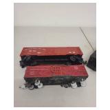 Set of 6 Vintage Lionel and Mixed Brand Model Train Cars