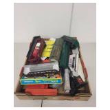 HO Scale Model Train Car and Accessory Collection