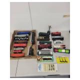 HO Scale Model Train Car and Accessory Collection