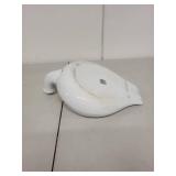 Antique Ironstone China Bedpan with Marking