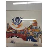 Framed Limited Edition Print Jerusalem Gate by Elgi A with Certificate