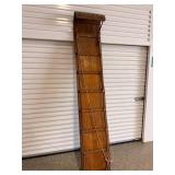 Vintage Toboggan Sled - Long Wooden Snow Sled With Rope And Riveted Hardware