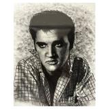 Framed Elvis Presley Print Signed by Lee