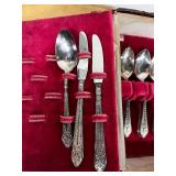 1847 Rogers Bros Silverplate Flatware Set with Case
