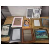 Collection of 10 Assorted Picture Frames Including IKEA Tolsby 4x6