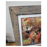 Set of 3 Framed Prints Including Rustic Wood 11x14 Frame and Vintage Truck Art