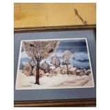 Collection of 7 Framed Art Prints and Paintings Including Limited Editions