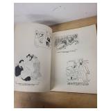 Best Cartoons of the Year 1943 Hardcover Book and Mr. President U.S.A. Card Game Set