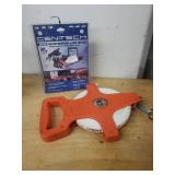 Cen-Tech Deluxe Battery Maintainer and 50m Fiberglass Tape Measure