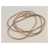 Sterling Silver Italian Snake Chain Necklace