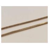 Sterling Silver Italian Snake Chain Necklace