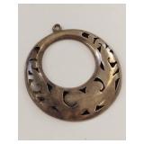 Sterling Silver Pendant with Cut-Out Design