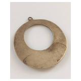 Sterling Silver Pendant with Cut-Out Design