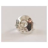 Sterling Silver Pink Gemstone Stud Earrings